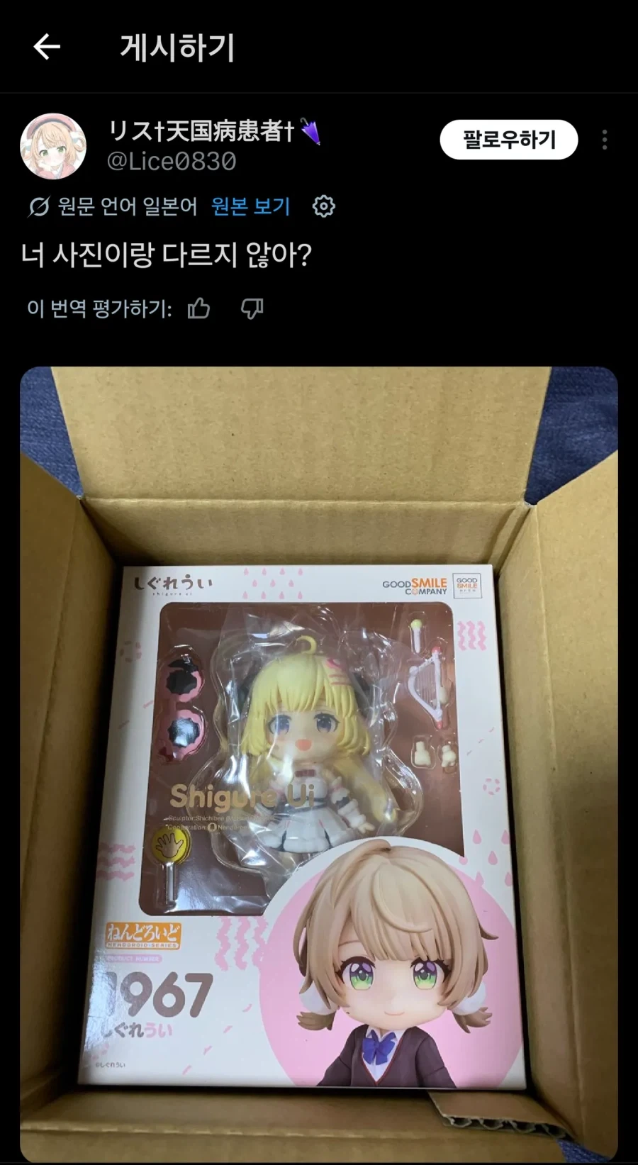 피규어가 도착한 일본 트붕이.jpg_1.webp