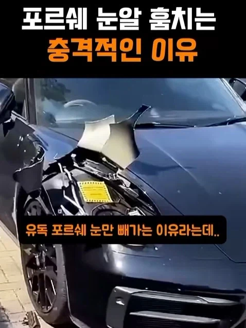 도둑들이 포르셰 눈알만 빼가는 이유_1.webp