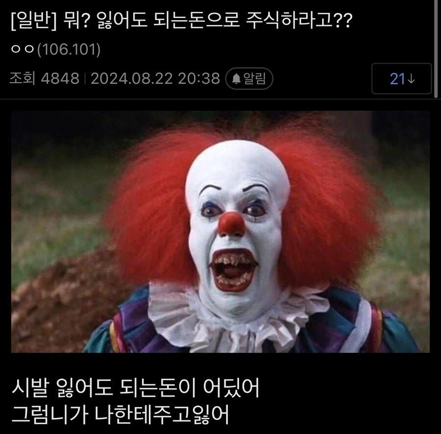 잃어도 되는 돈으로만 주식해라...jpg_1.webp
