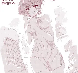 [신데마스@] 온천 기획 취재하는 카에데씨