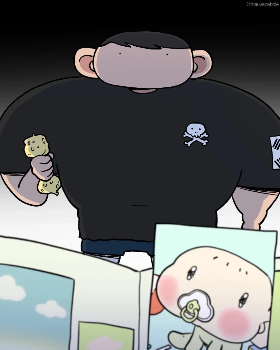 동생을 살뜰하게 보살피던 누나.manhwa_4.webp