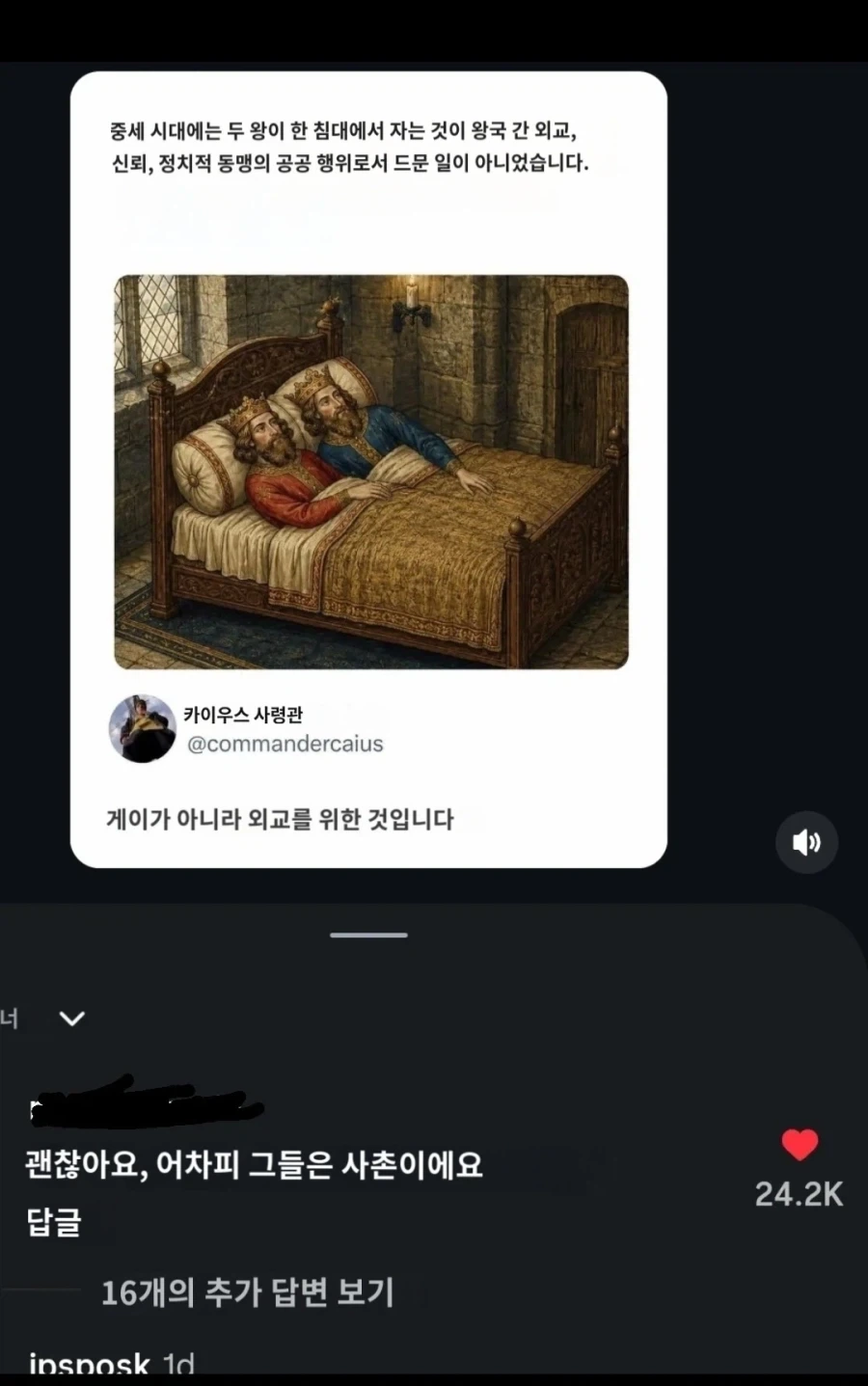 중세시대에 다른 나라의 왕들이 한 침대에서 동침하는건 드문 일이 아니었습니다_1.webp