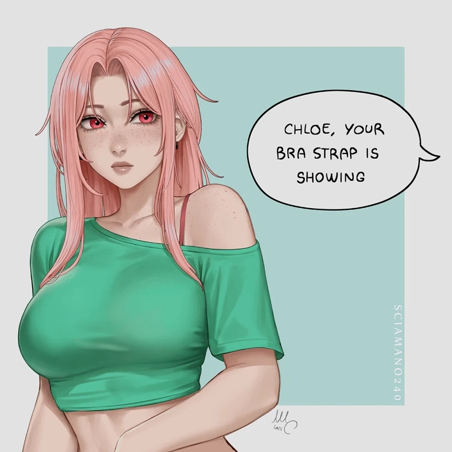 브라끈 보이는게 귀엽지 않아?_1.webp