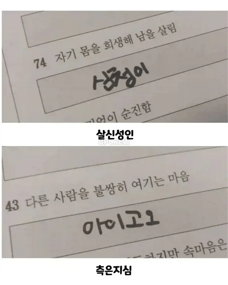 사자성어 시험 본 아이들.jpg_4.webp