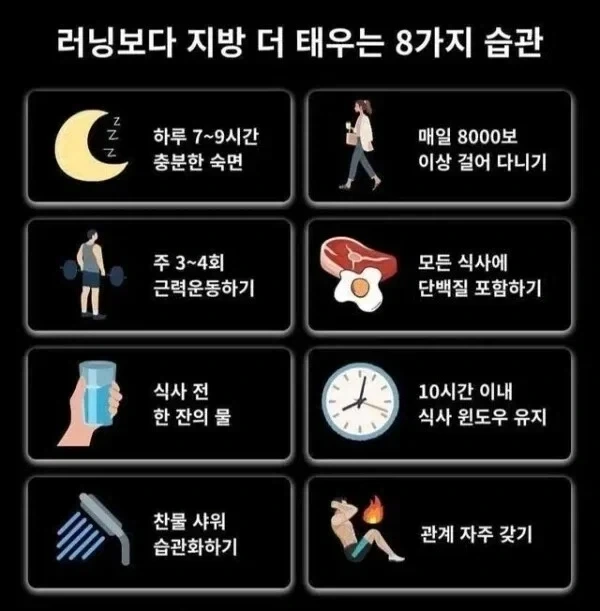 러닝보다 지방 더 태우는 7가지 습관_1.webp
