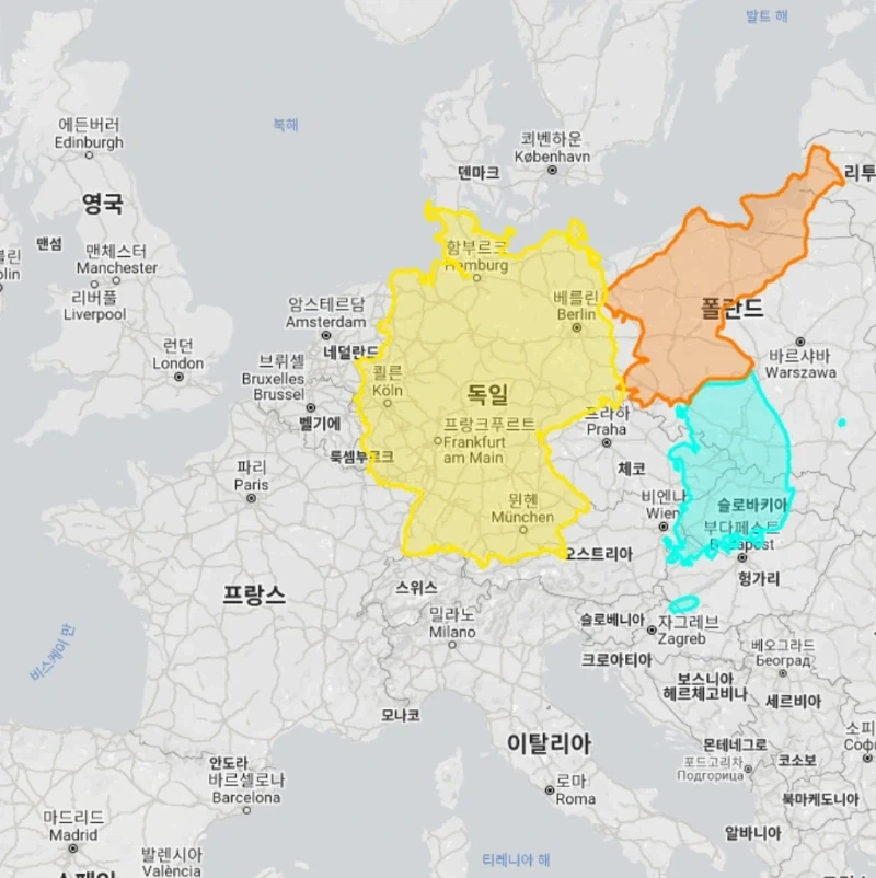 한반도와 독일 땅덩이 크기 차이_1.webp