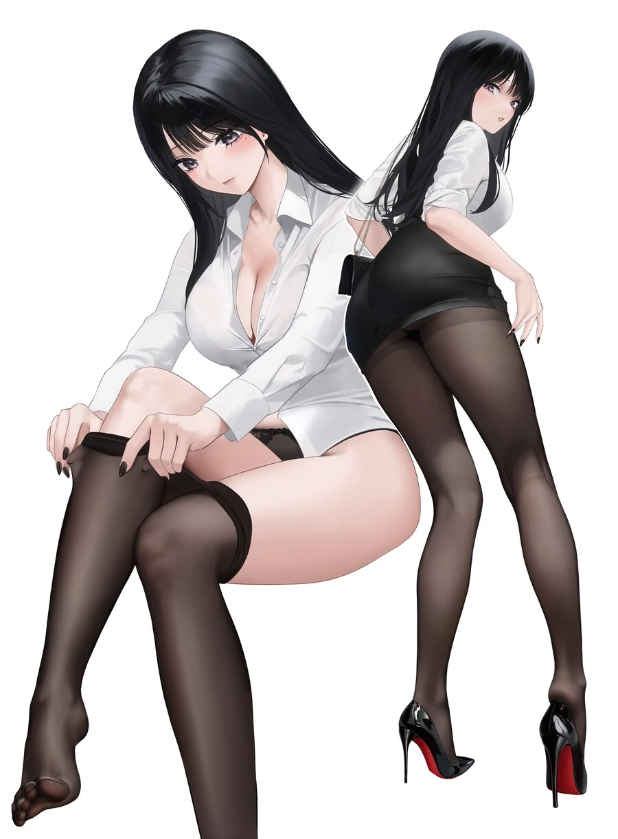 스타킹 신는 회사원 누나_1.jpg