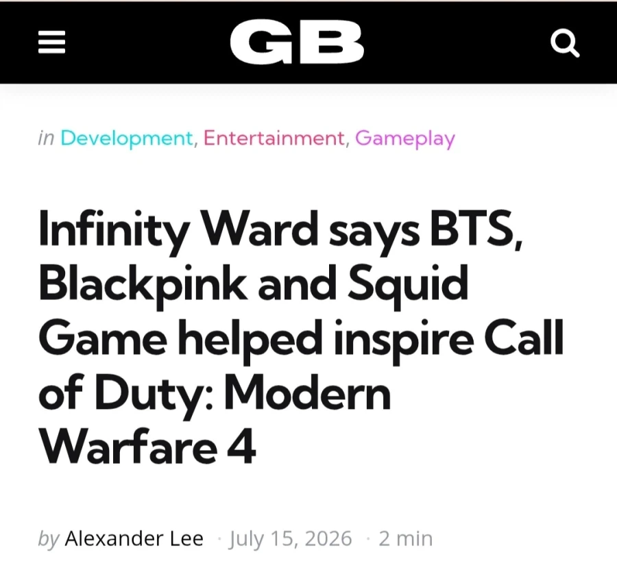 블랙핑크와 BTS, 그리고 오징어 게임에서 영감을 받았다는 신작 게임_1.webp