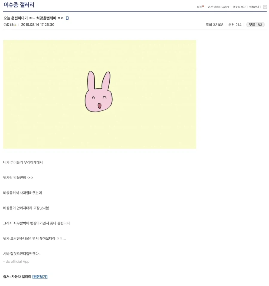 실수로 운전하다 도발버튼 누른 사람.jpg_1.webp