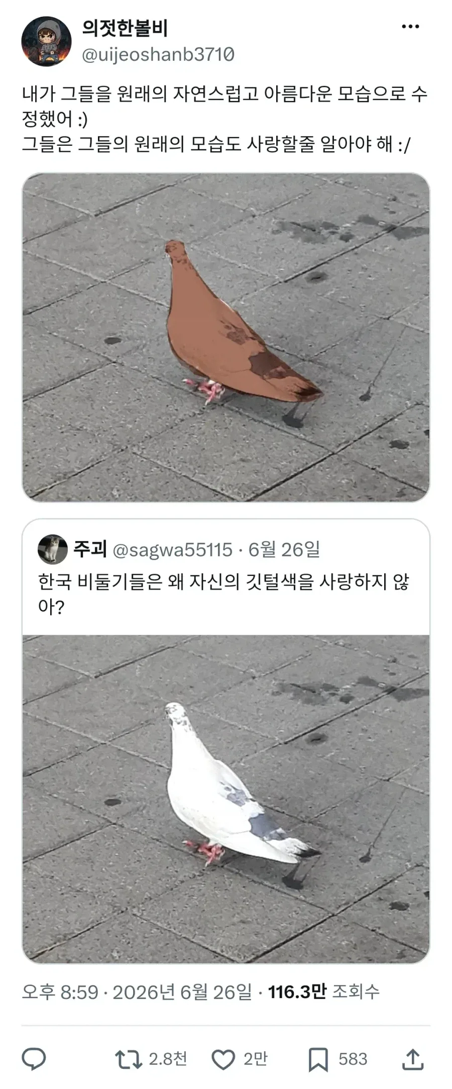한국인들의 피부색 가지고 난리 치는 외국인들을 조롱하는 게시글들_2.webp