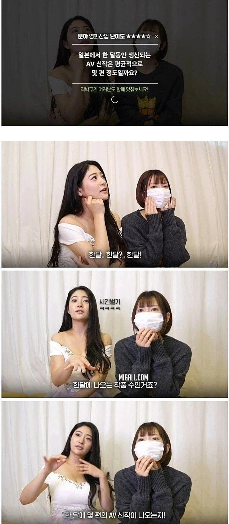 전국에서 한 달 동안 생산되는 AV신 작 횟수_1.webp