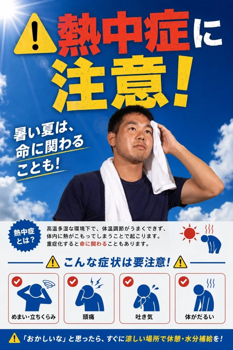 열사병 대책을 알려주는 선배_2.webp