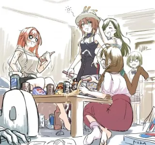 @) 샤니마스 노처녀들의 행태에 넋이 나간 니치카.manga