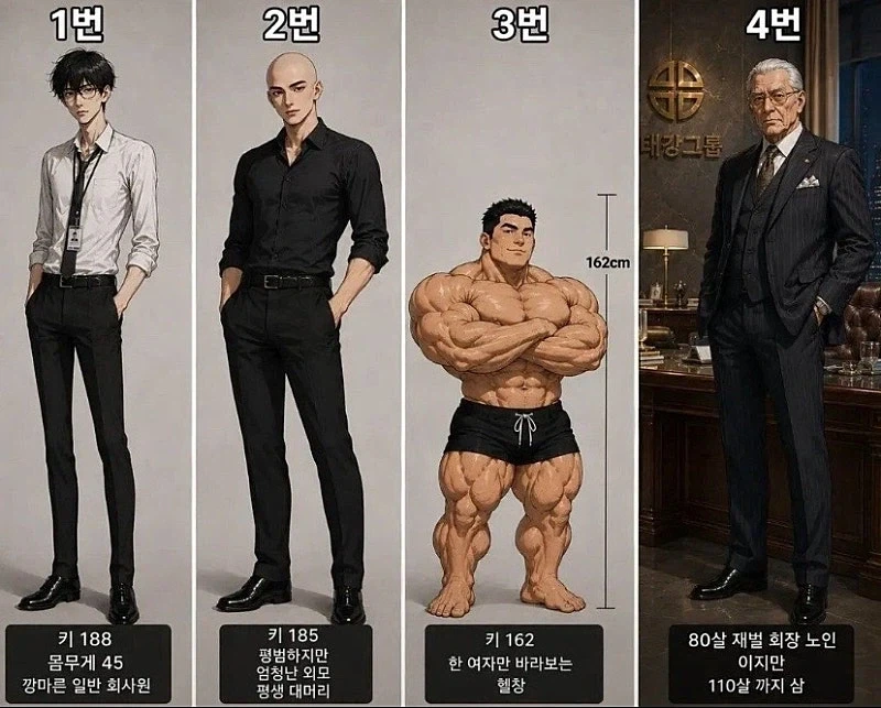 남자 4명 중 한명 하고만 결혼 해야함_1.webp