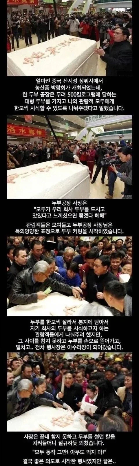 거지들의 민폐로 절규한 두부공장 사장_1.webp