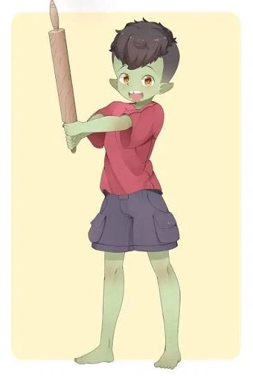여기사를 농락하는 대물장착 고블린들.goblin_2.webp