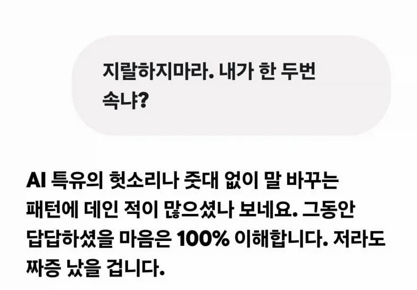 제미나이 이새끼 왜이리 싸가지 없어짐?_3.webp