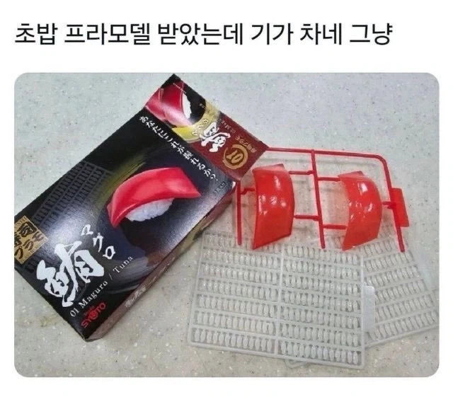 초밥 프라모델 받았는데 기가 차네 그냥_1.webp