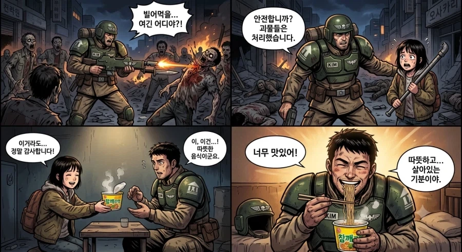 A.I)컵라면 하나에 행복한 가드맨_2.webp