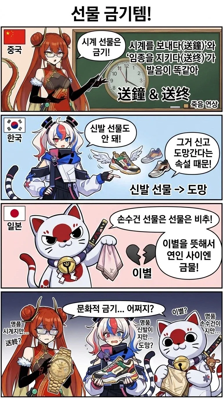 국기무스메) 한중일의 선물 금기 품목_1.webp