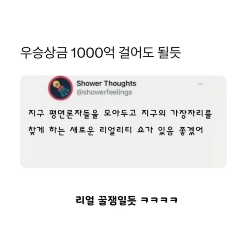 아이디어 좋은 개꿀잼 리얼리티 쇼_1.webp