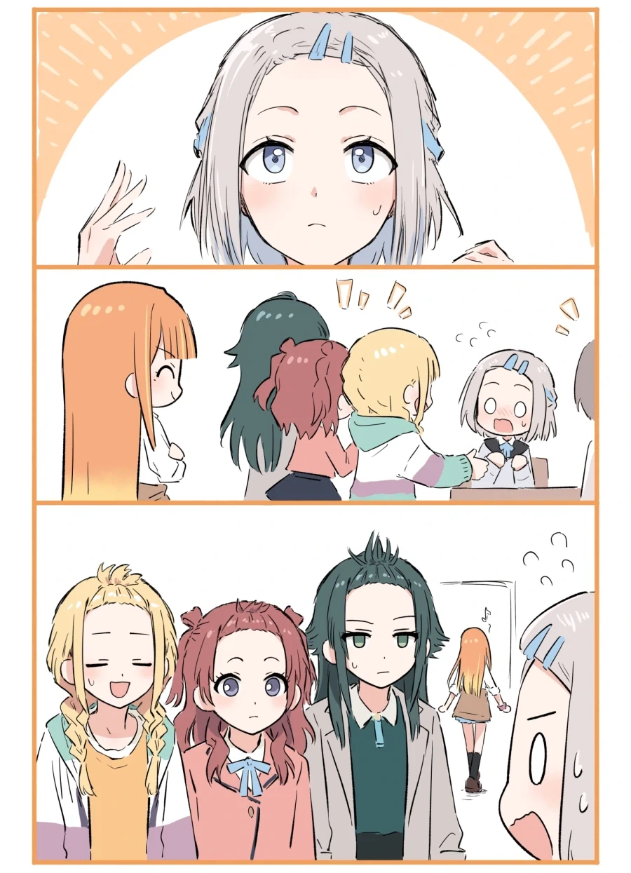 @) 이마를 깐 헤어 스타일에 꽂힌 스미카_1.webp