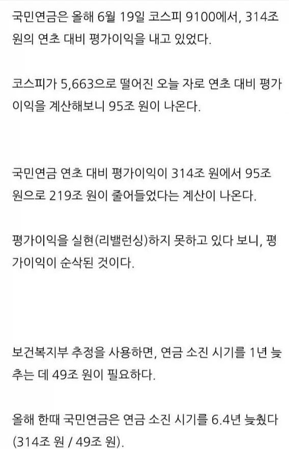 코스피 폭락에 국민연금 200조 평가손실 추정.........jpg_1.webp