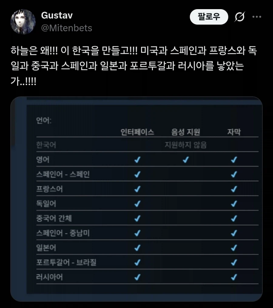 은근 해외게임 지원언어에서 골때리는 케이스.twit_1.webp