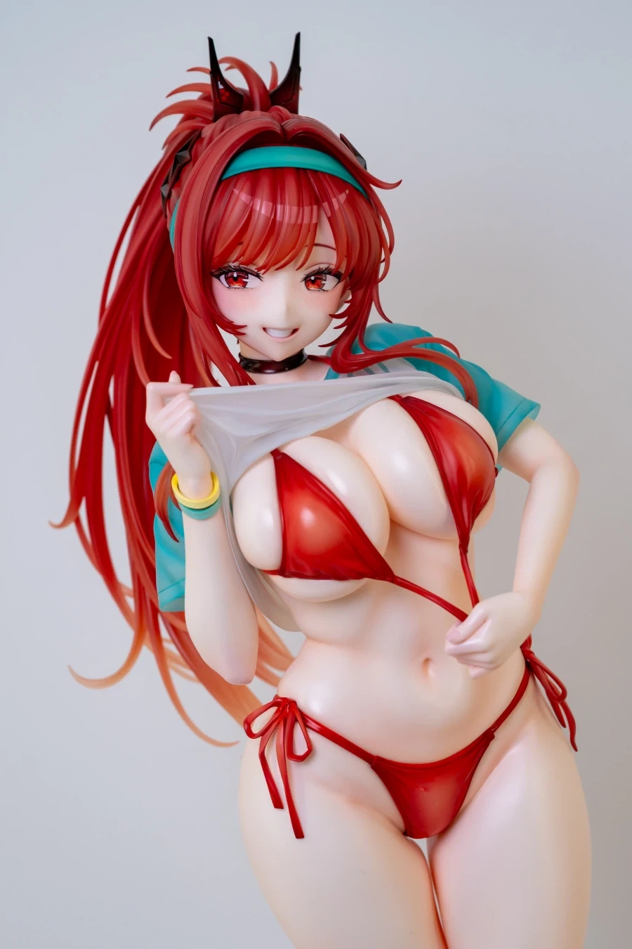 [AMAKUNI] 1/4 승리의 여신：니케 - 라피：레드 후드 레드 플레이버 전시_8.webp