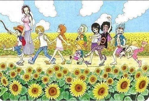 원피스 팬아트) 좌충우돌 밀짚모자 유치원_5.webp