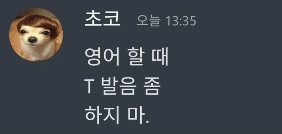 영어 할 때 T 발음 좀 하지마_1.webp