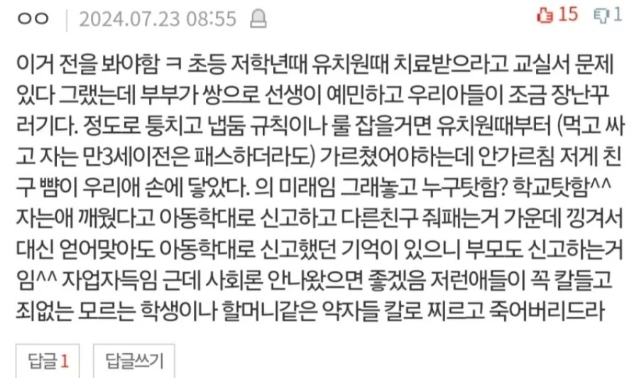 아이가 자신을 아동학대로 6번째 신고 넣었다는 사람_3.webp