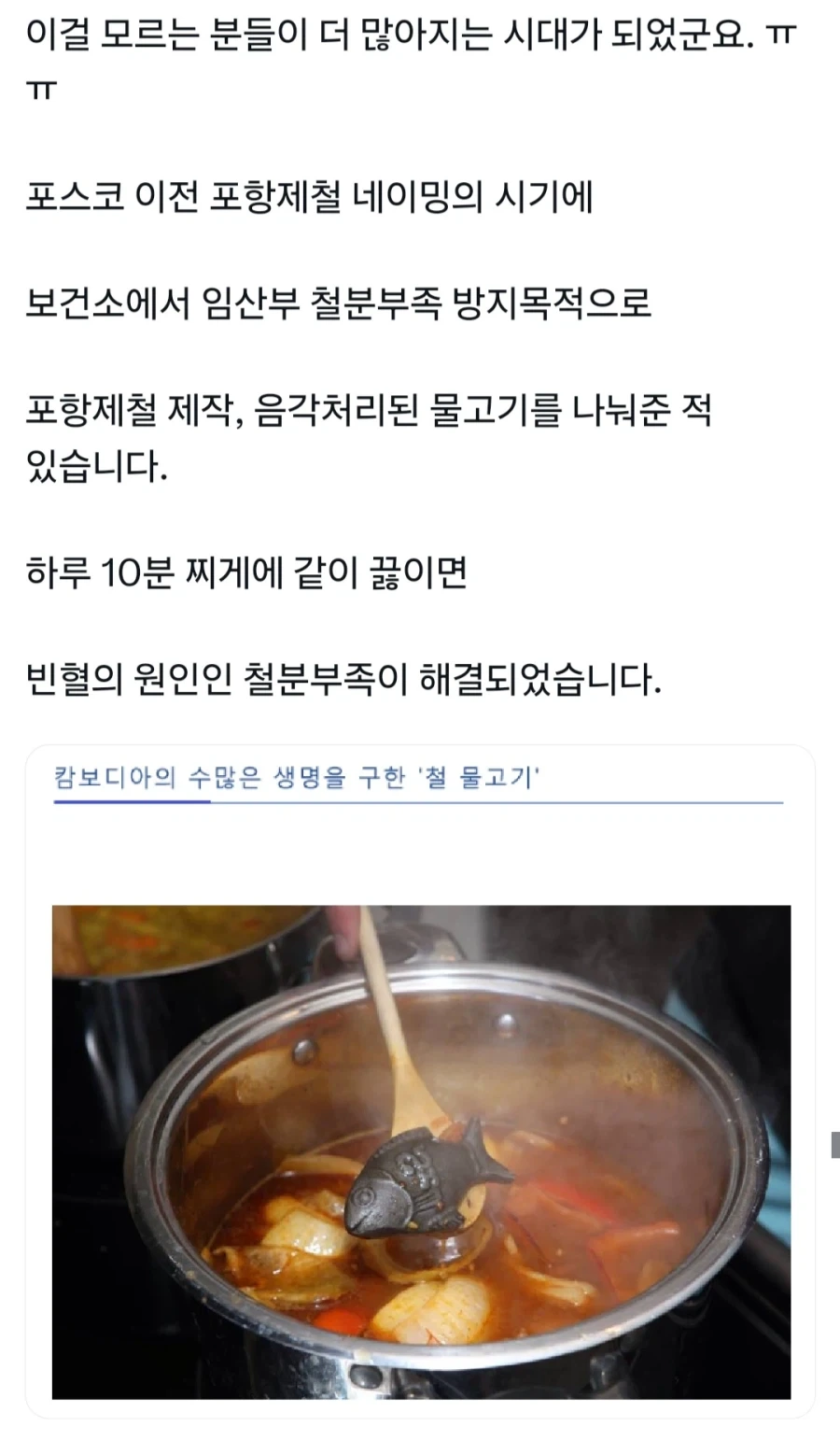 포스코의 옛날옛적 철분 부족 보충_1.webp