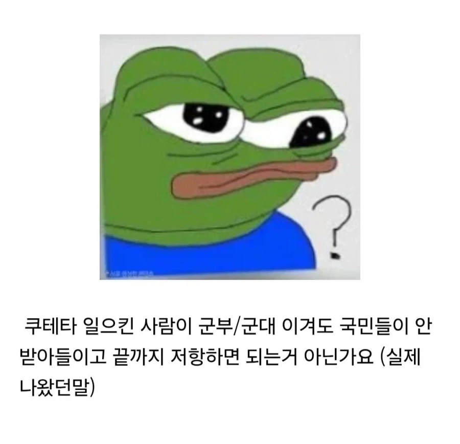 쿠데타 잘 모르는 사람들이 말하는 것 중 하나_1.webp