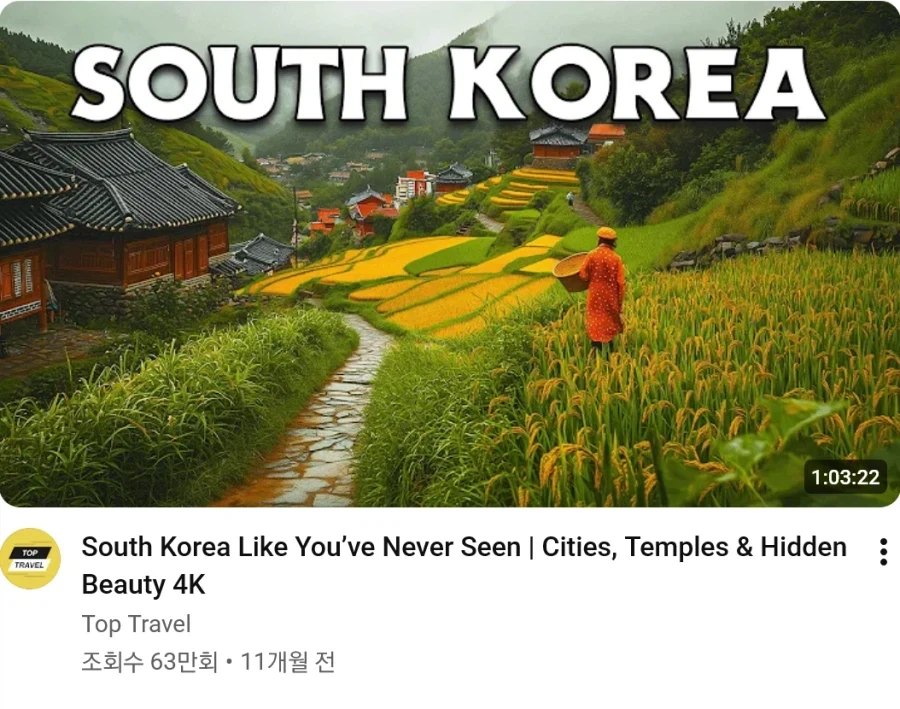 여행유튜버 : 도시에선 볼수없는 한국의 아름다운 모습을 보세요!_1.webp