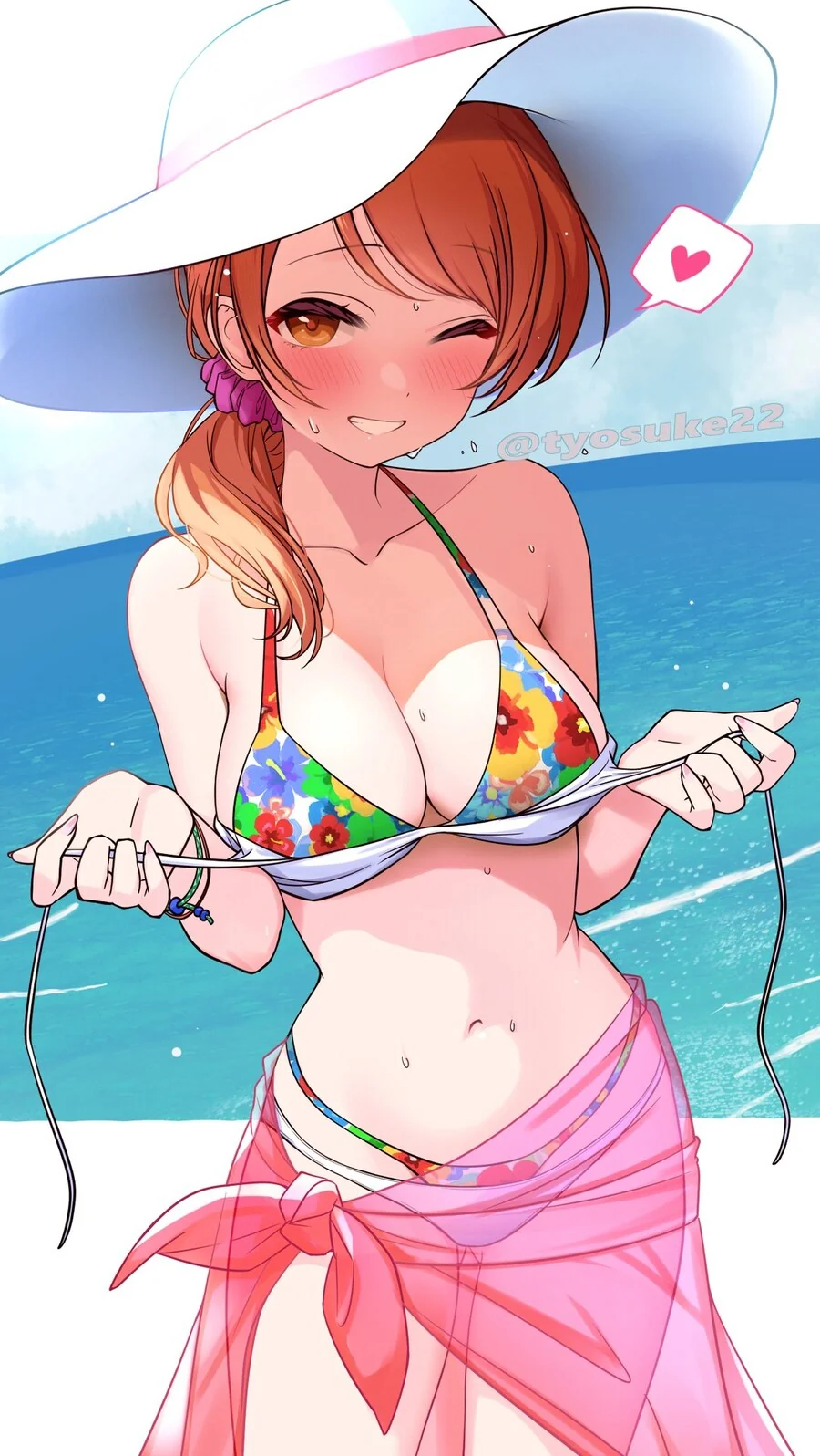 신데마스, @) 더블 레이어 비키니를 입은 카렌._1.jpg
