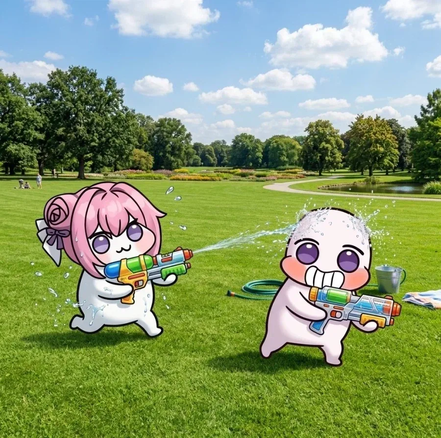 물총싸움하는 도로롱_1.webp