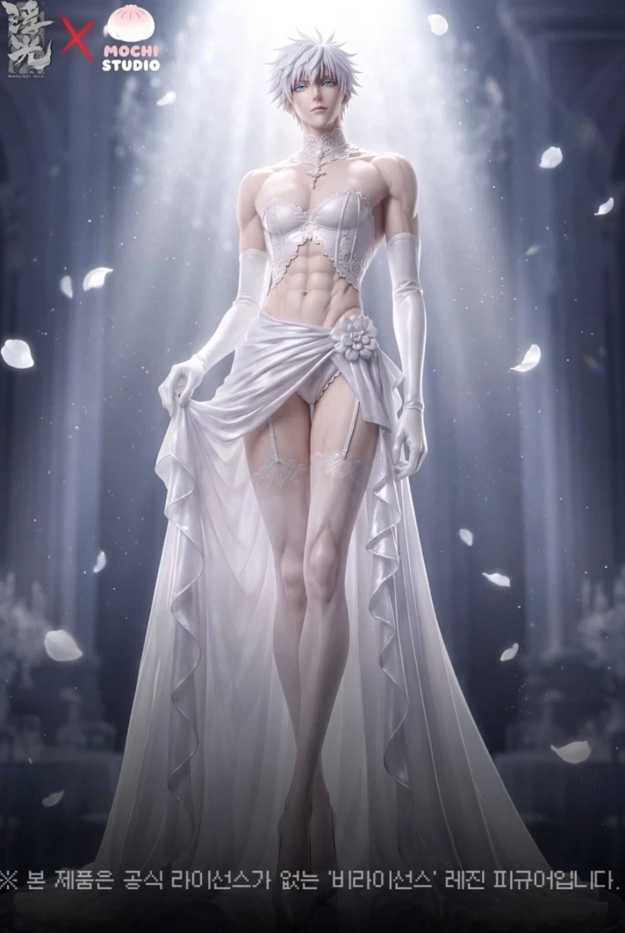 주술회전 고죠 사토루 웨딩드레스 피규어_1.webp