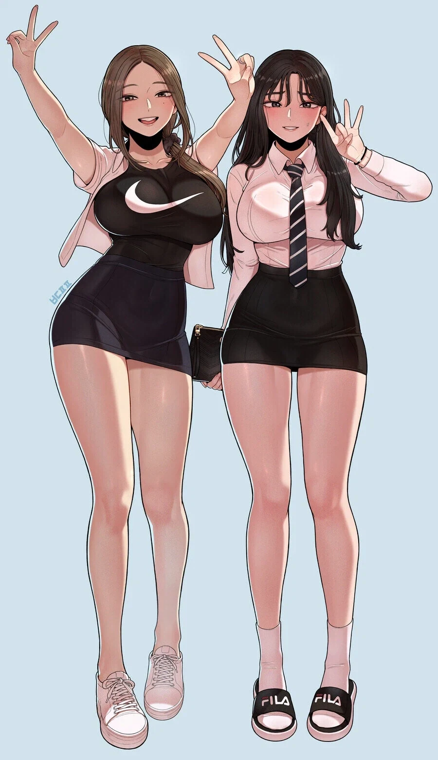 뷰군) 진짜 아줌마와 진)아줌마_1.webp