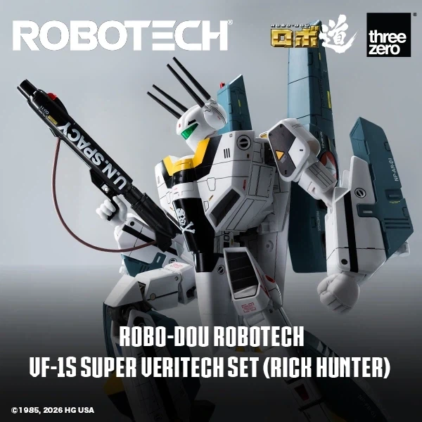 [쓰리제로] 로보道 로보텍 VF-1S 슈퍼 베리텍 (릭 헌터기) 세트_1.webp