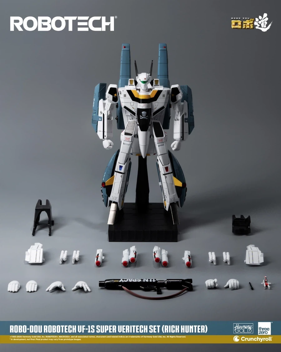 [쓰리제로] 로보道 로보텍 VF-1S 슈퍼 베리텍 (릭 헌터기) 세트_2.webp