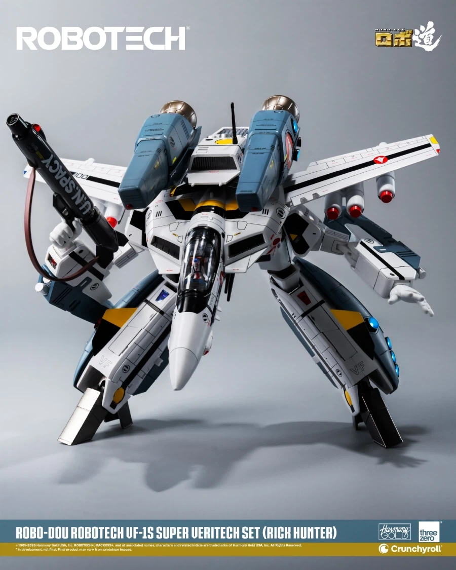 [쓰리제로] 로보道 로보텍 VF-1S 슈퍼 베리텍 (릭 헌터기) 세트_11.webp