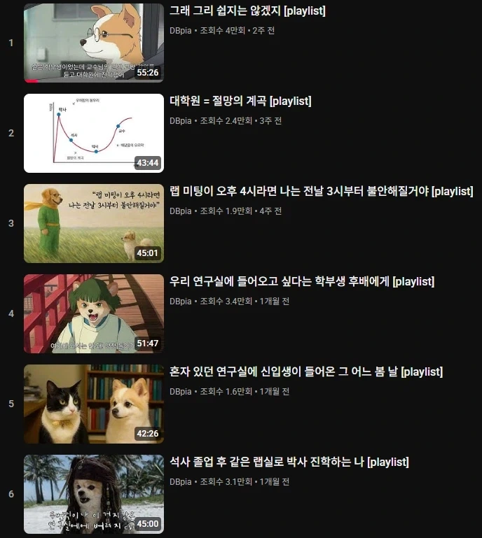 미쳐버린 학술논물 플랫폼 유튜브.dbpia_1.webp