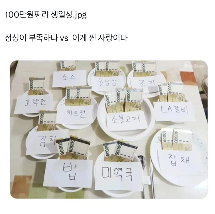 정성이 가득한 100만원짜리 생일상.jpg_1.webp