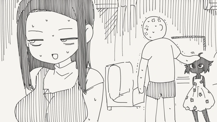 딸의 그림에 이상한