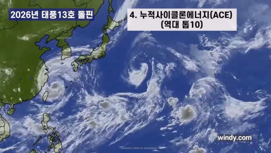 21세기 순위급 태풍이라는 13호 태풍 돌핀_4.webp