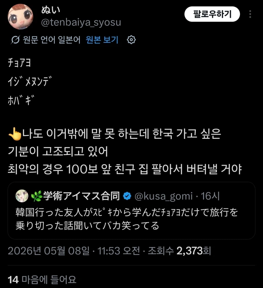 트릭컬에서 배운 쪼아요 하나만으로 한국여행.._2.webp