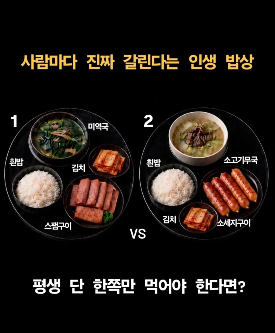 평생 둘중 하나만 먹어야 한다면?_1.webp