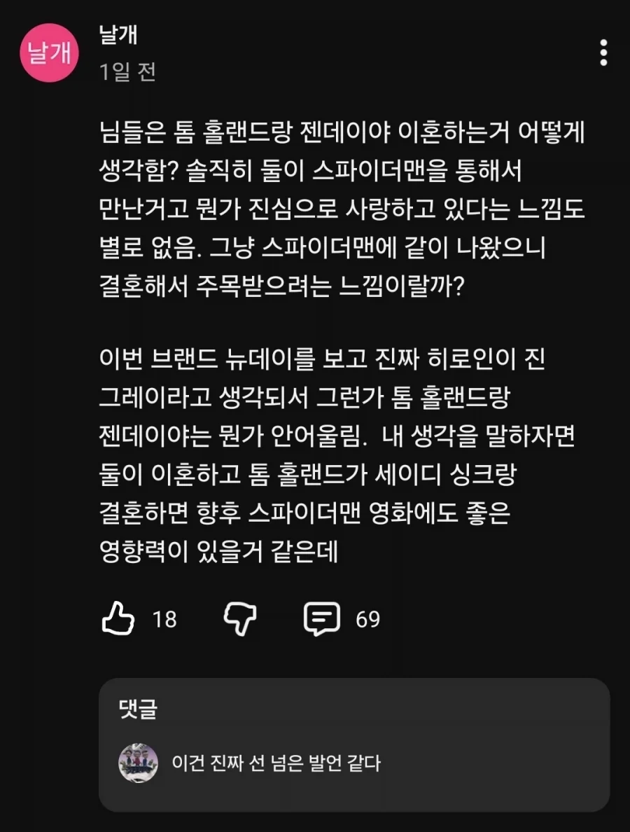 제정신이 아닌 일부 스파이더맨 팬들_1.webp