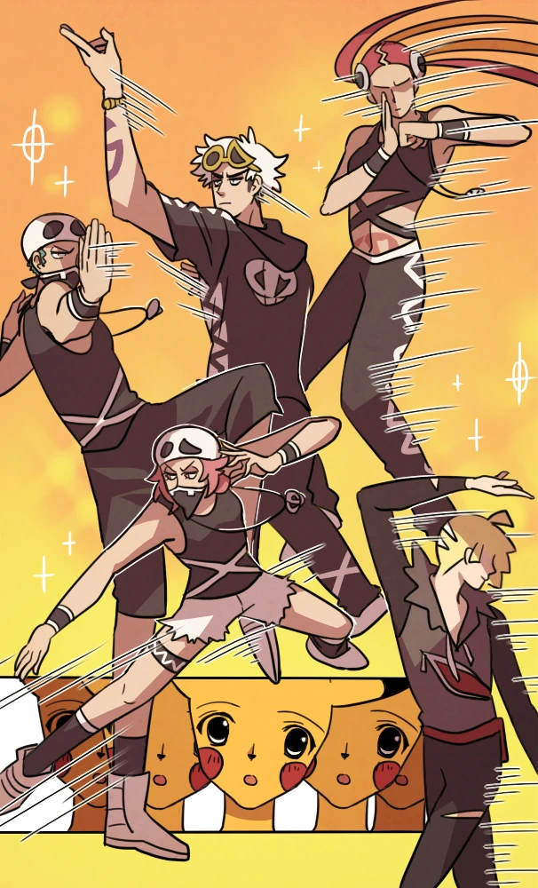 __pikachu_gladio_team_skull_grunt_guzma_and_plumeri_pokemon_and_3_more_drawn_by_ssalbulre__60ca4799e6928434abfcad7b6c24af21.png